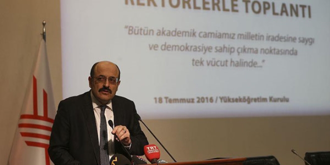 'Üniversitelerde FETÖ üyesi tek bir akademisyen kalmayacak'