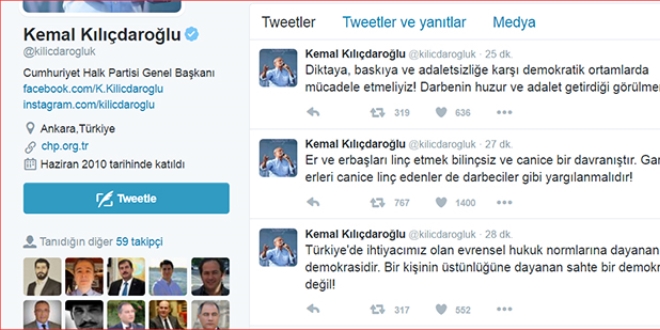 Kılıçdaroğlu'nun derdi 'darbedilen askerler'