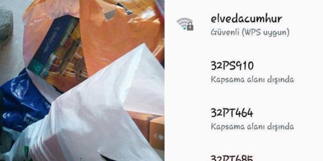 Modemin adını 'Elveda cumhur' yazıp kaçarken yakalandılar