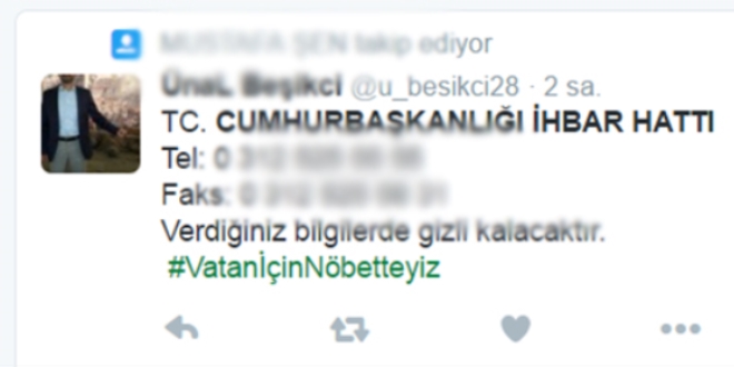 Sosyal medyadaki, İhbar Hattı telefonlarına itibar etmeyin