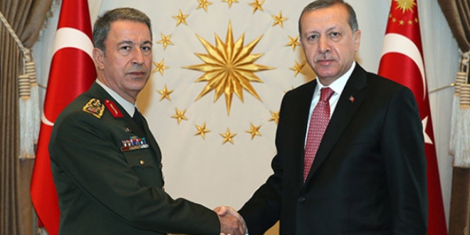 Cumhurbaşkanı Erdoğan, Orgeneral Akar'ı kabul edecek