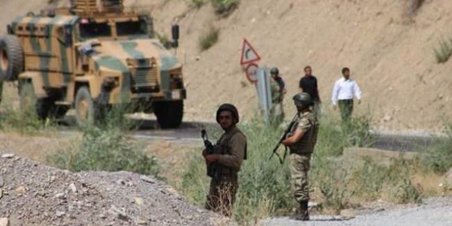 Tunceli'de teröristlerin gasp ettiği tanker alarmı