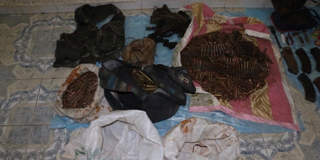 Nusaybin'de silah ve mühimmat ele geçirildi