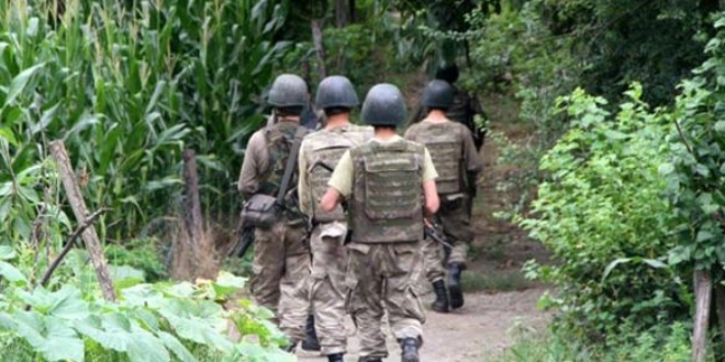 Darbeci askerleri arama almalar Akyaka'da younlat