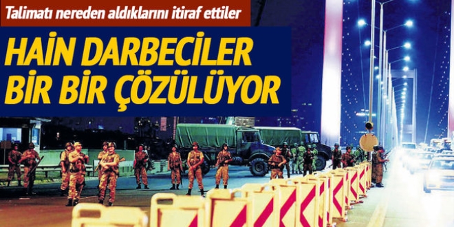 'Hain darbeci FETÖ emretti biz yaptık'