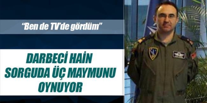 'Hain darbeci Sorguda çark etti'