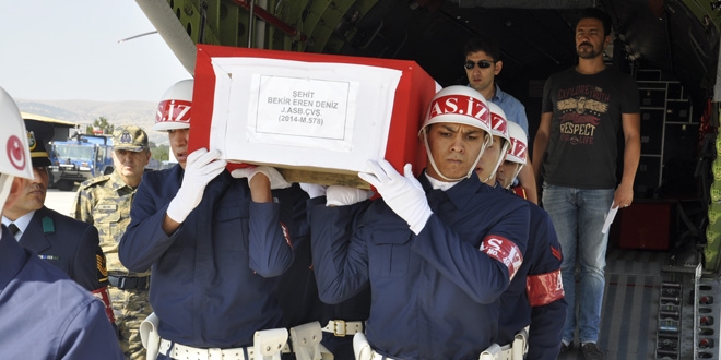Şehit Astsubay Deniz, memleketi Çorum'da toprağa verildi