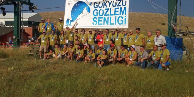 TÜBİTAK'ın düzenlediği gözlem şenliğine 350 kişi katıldı