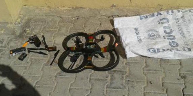 Suriye sınırında 'drone' ele geçirildi