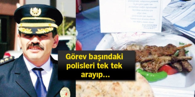 FETÖ operasyonlarına katılan polise jest
