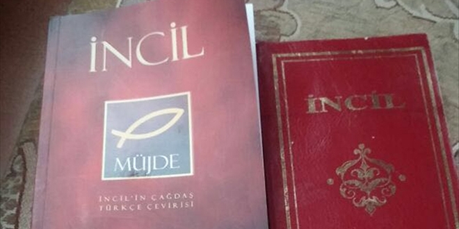 Bölge imamının evinde incil bulundu
