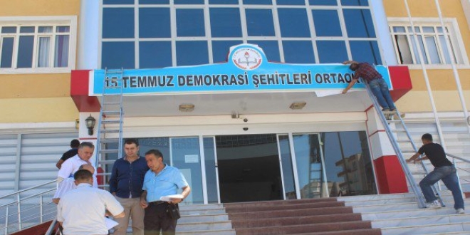 Siirt'te kapatlan zel okula '15 Temmuz Demokrasi ehitleri' ismi verildi