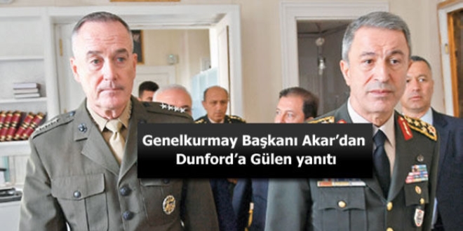 Orgeneral Akar: Daha ne kant, kant benim