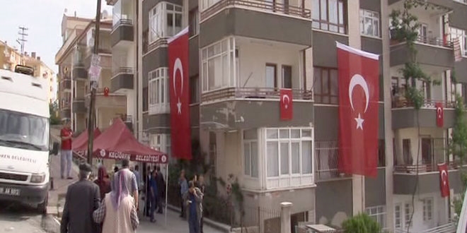 Başkentte üç eve şehit ateşi düştü
