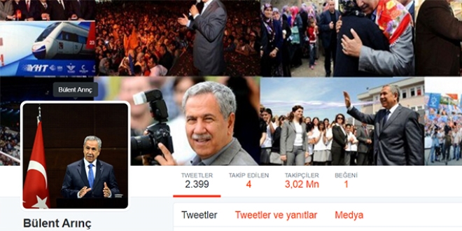 Bülent Arınç'ın şok edici paylaşımları