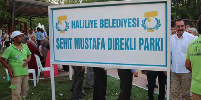 Şehitlerin ismi parklarda yaşayacak