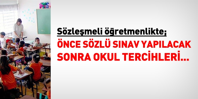 Sözleşmeli öğretmen alımının detayları belli oldu