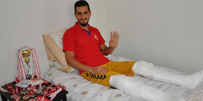 'Ayaklarım vatanıma milletime feda olsun'