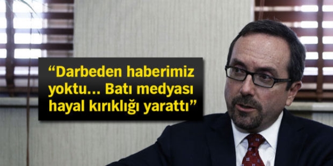 ABD Büyükelçisi: Batı 15 Temmuz'da iyi bir sınav vermedi