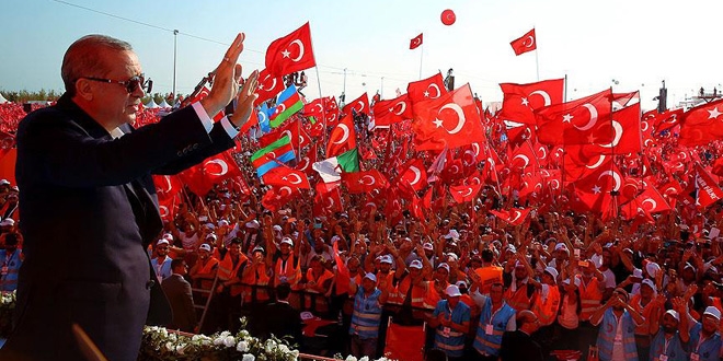 Yenikapı mitinge yaklaşık 5 milyon kişi katıldı