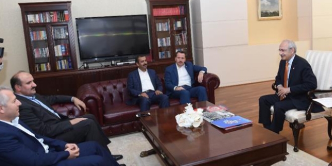 Kılıçdaroğlu, Memur-Sen'i kabul etti