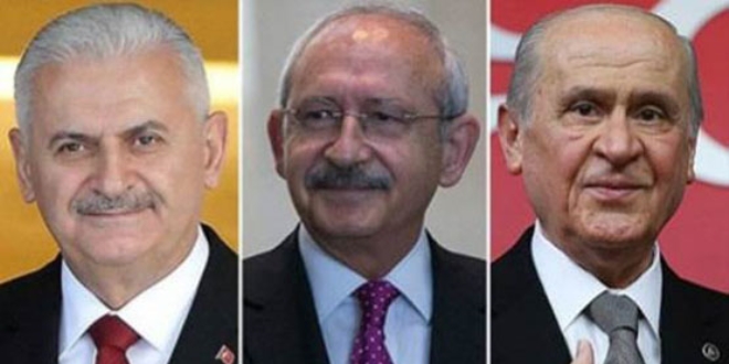 3 parti cuma günü bir araya gelecek
