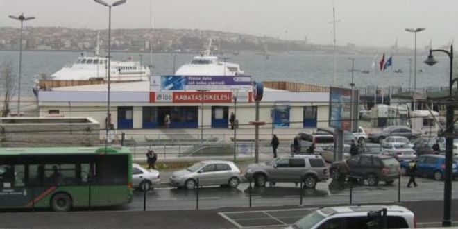 Kabataş vapur iskeleleri deniz trafiğine kapatılacak