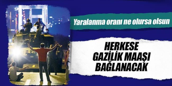 Gazilik için 'sınır' kalkıyor