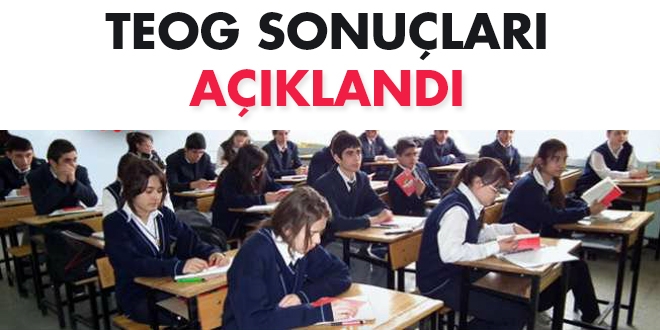 TEOG sonular akland