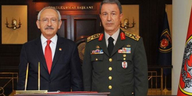 Kılıçdaroğlu, Orgeneral Akar'ı ziyaret etti