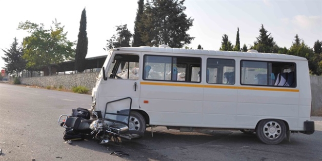 Antalya'da trafik kazas: 2 l