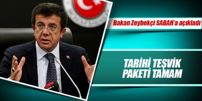 Tarihi teşvik paketi tamam