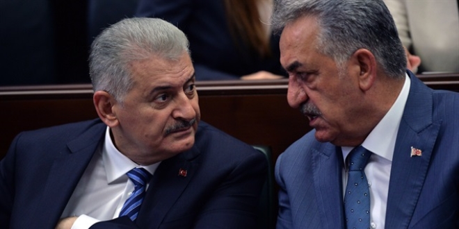Başbakan Yıldırım konuşurken ihbar geldi