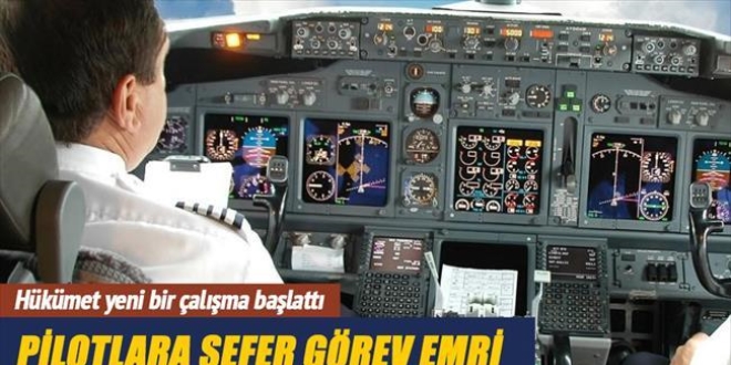 Pilotlara sefer görev emri