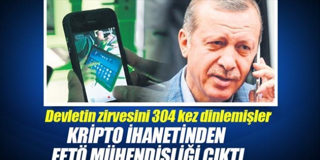 Kripto ihanetinden FETÖ mühendisliği çıktı