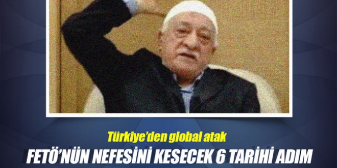 İşte FETÖ'nün nefesini kesecek 6 tarihi adım