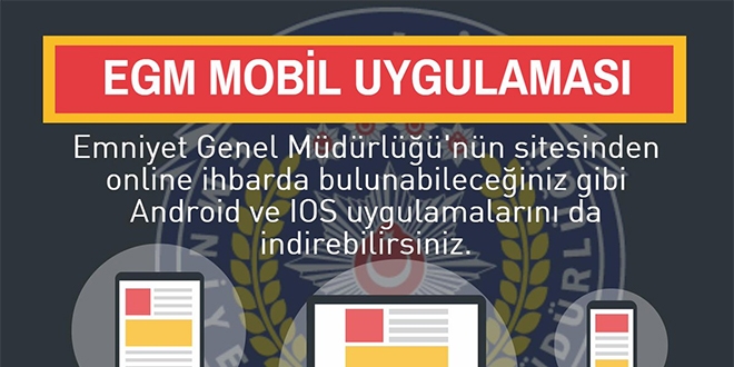 Emniyet, ihbarlar iin mobil uygulama yapt