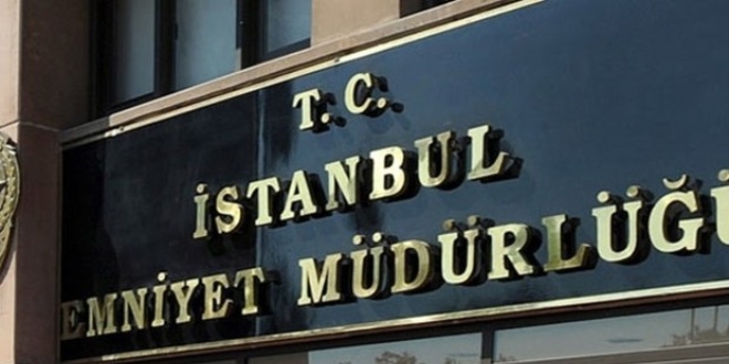 stanbul Emniyeti'nde byk operasyon