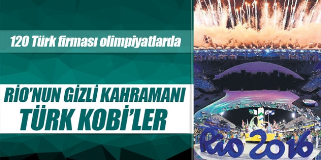 Rio'nun gizli kahramanı Türk KOBİ'ler oldu
