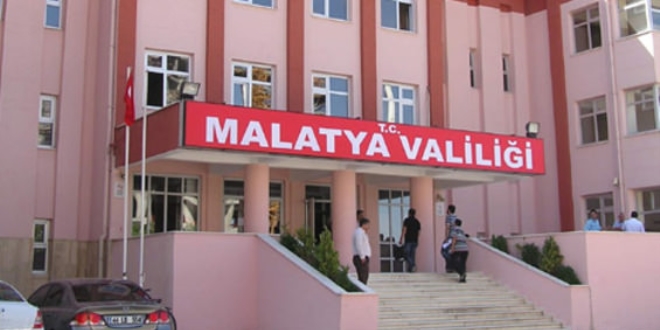 Malatya'da 19 kamu personeli aa alnd