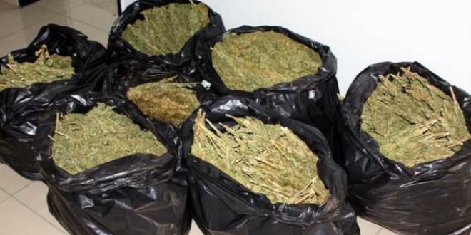 Adana'da Operasyonda 51 kilo 300 gram esrar ele geçirildi