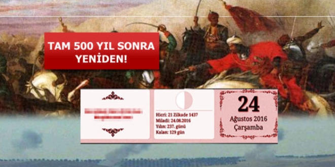 Türk Ordusu 500 yıl sonra aynı yerde mücadele veriyor!