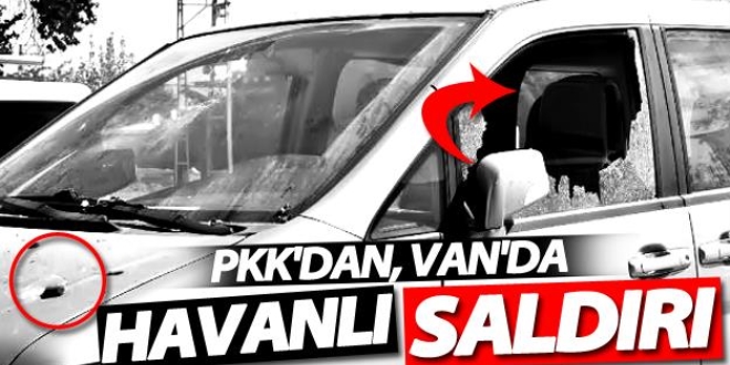 Van'da PKK' nın attığı havan mermileri, belediye'ye ait alana düştü