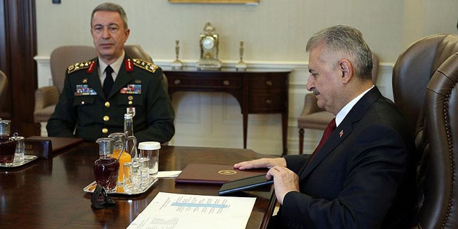Başbakan Yıldırım, Org. Akar ve Fidan'ı kabul edecek