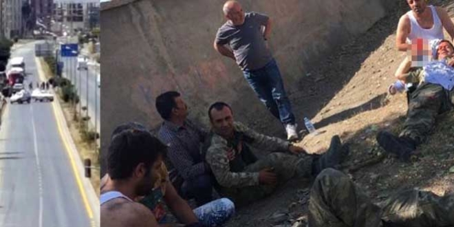 Asker ve polis araçları çarpıştı: 1 şehit