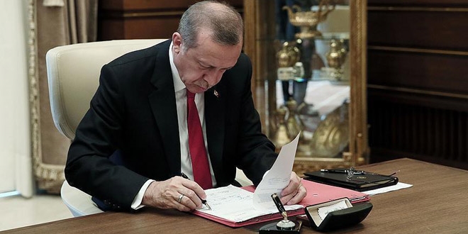 Cumhurbakan Erdoan'dan kanun onay