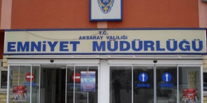 Aksaray'da 9 emniyet mensubu tutukland