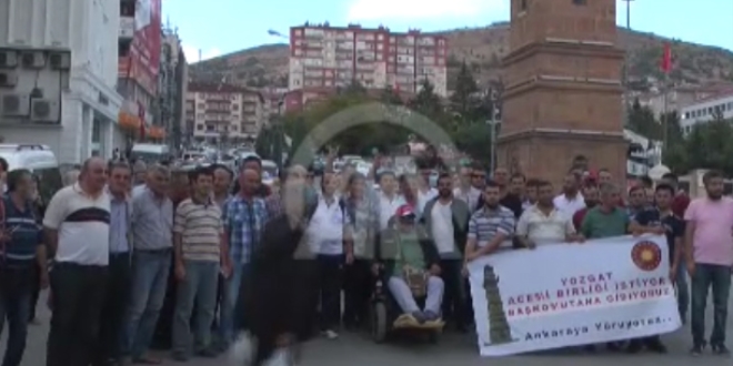 Yozgatlılar Ankara'daki askeri birliklere talip