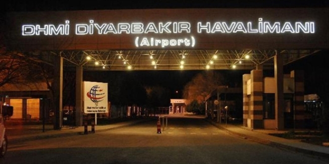 Diyarbakr Havaliman'na roketli saldr! Yaral yok