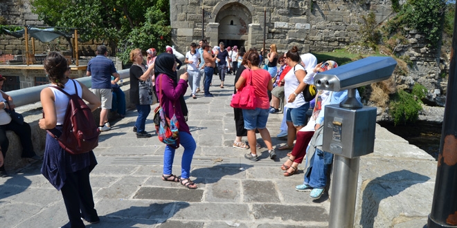 Amasra'da hafta sonu younluu